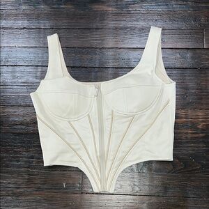 Cream Corset Top